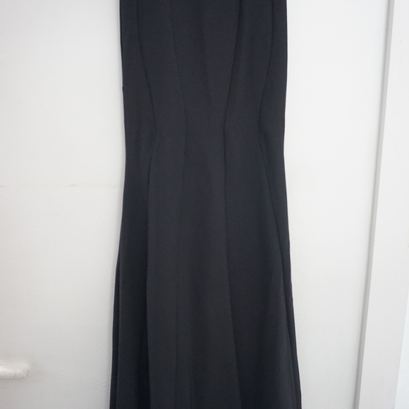 Chiara Boni La Petite Robe Black Elegant Fishtail Evening Black Bodycon Dress - Picture 6 of 16